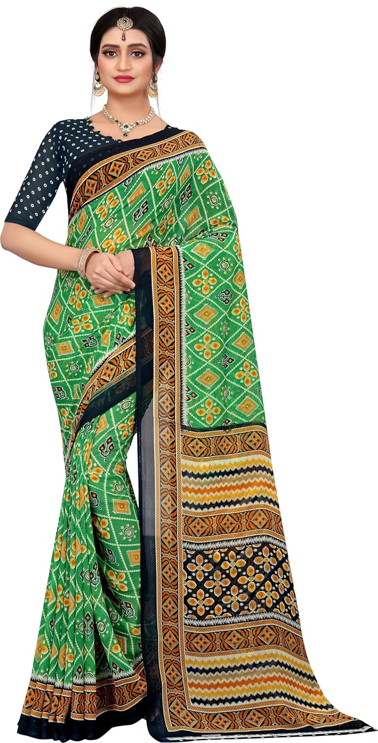 Vasthrlay Classic Georgette Traditional Ethnic Wear for festive occasions
