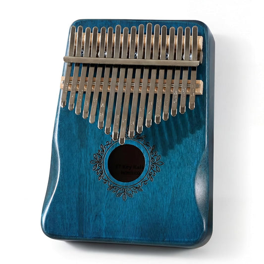 Palap 17 Key Kalimba Thumb Piano with Engraved Notes Wood