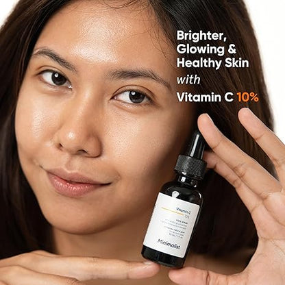 Minimalist Dull Skin Dark Spots & Uneven Tone Treatment 10% Vitamin C Face Serum