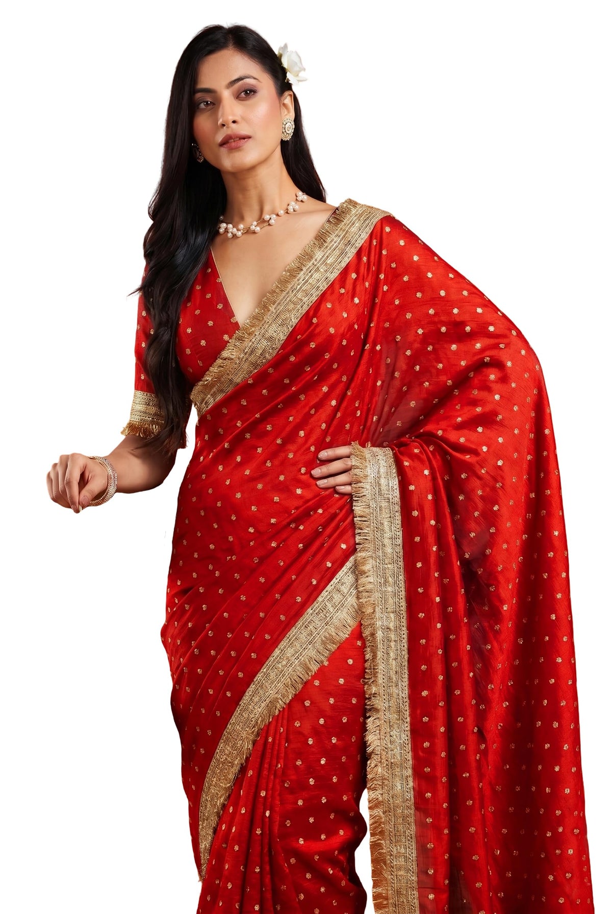 Vasthrlay Classic Chiffon Traditional Saree for festive ethnic occasions