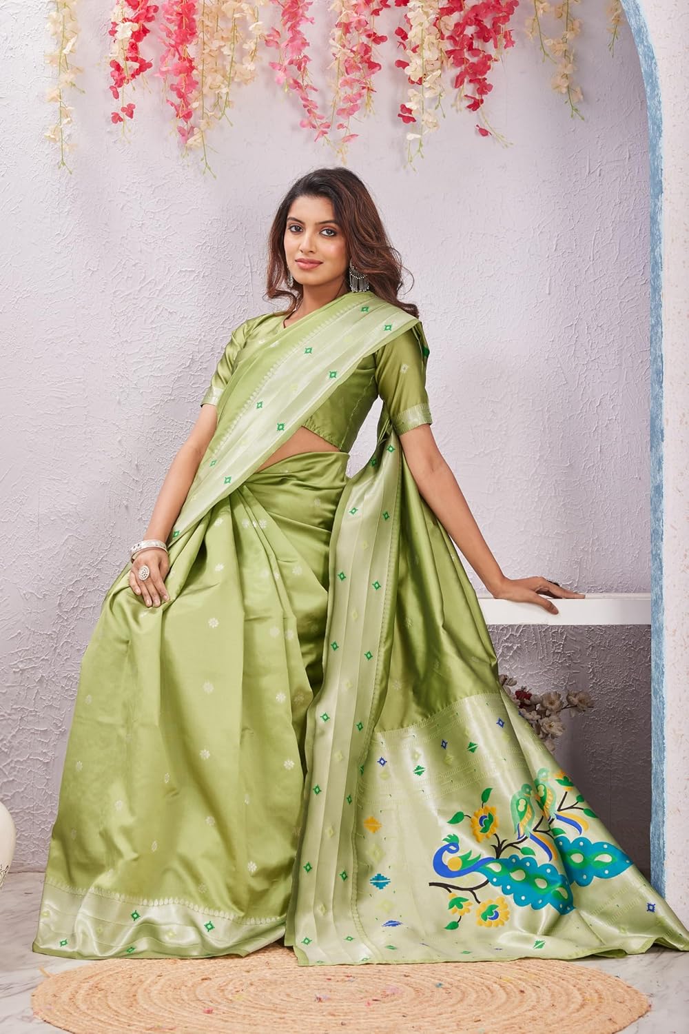 Vasthrlay Traditional Saree in Classic with refined ethnic appeal