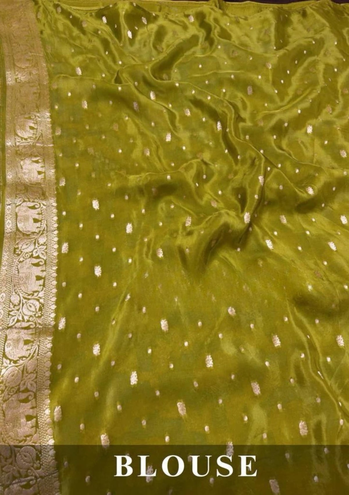 Vasthrlay Elephant Saree in Classic with refined banarasi ethnic appeal