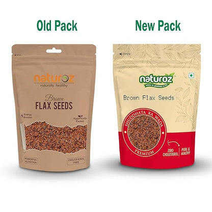 Naturoz Brown Flax Seeds - PUSHMYCART