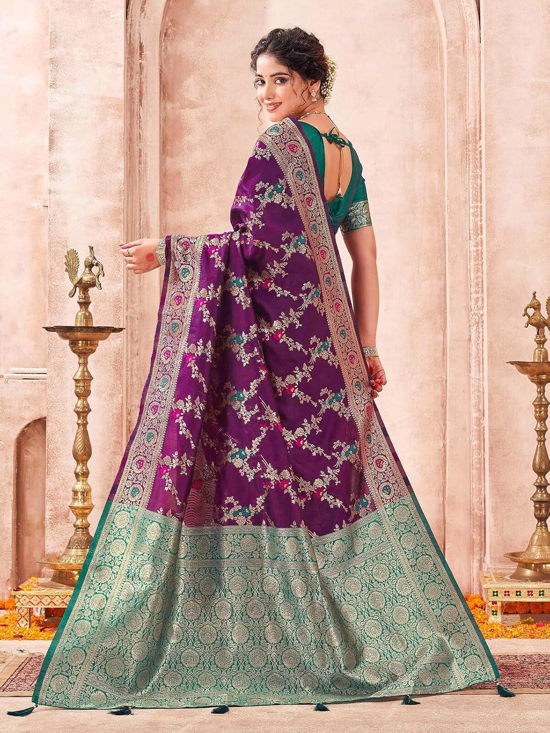 Vasthrlay Classic Traditional Saree for wedding and party wear styling
