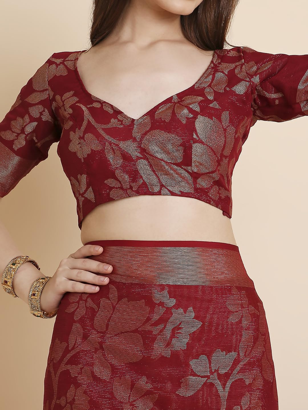 Vasthrlay Purple Traditional Saree for wedding and party wear styling