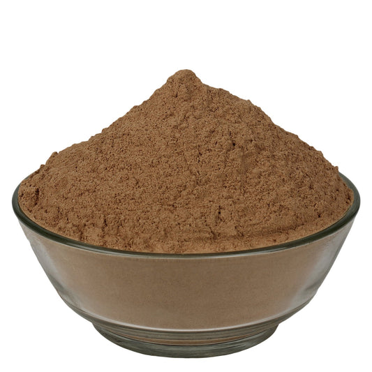 Lodh Pathani powder in a glass bowl