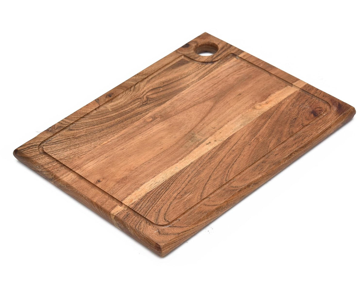 Sanjeev Kapoor Handmade Acacia Wood Serving Platter Rectangular