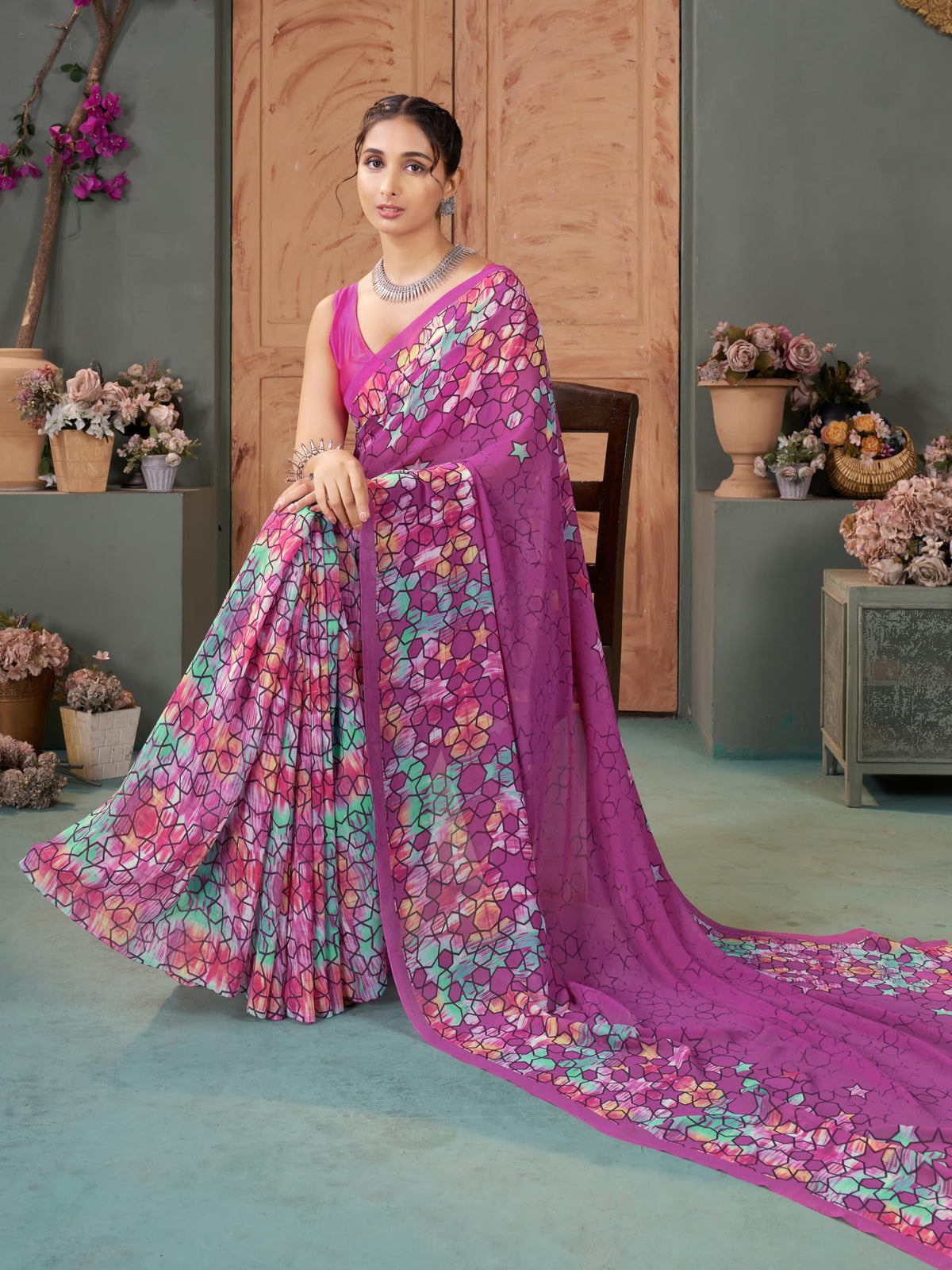 Vasthrlay Classic Traditional Saree for wedding and party wear styling