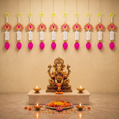 Jeevan Handicraft Lotus Bud Tassel Hanging