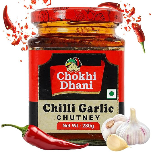 Chokhi Dhani Chilli Garlic Chutney - PUSHMYCART