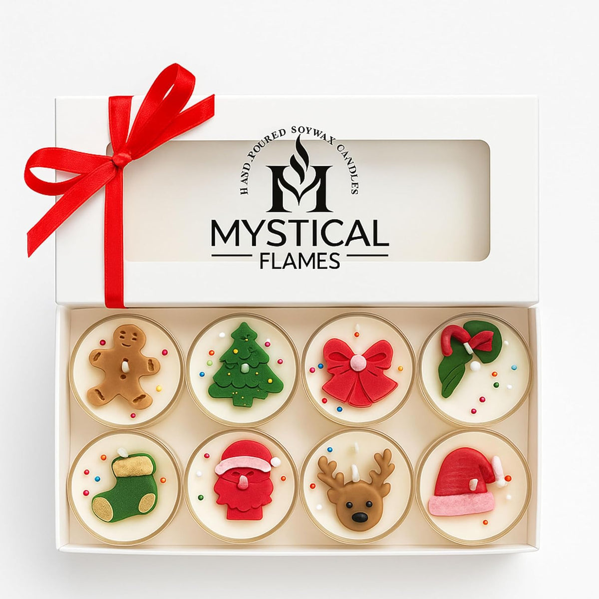 Christmas Tree Tealight Candles