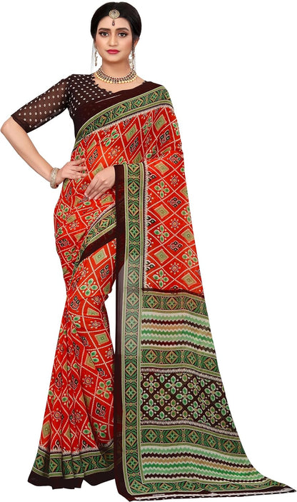 Vasthrlay Classic Georgette Traditional Ethnic Wear for festive occasions