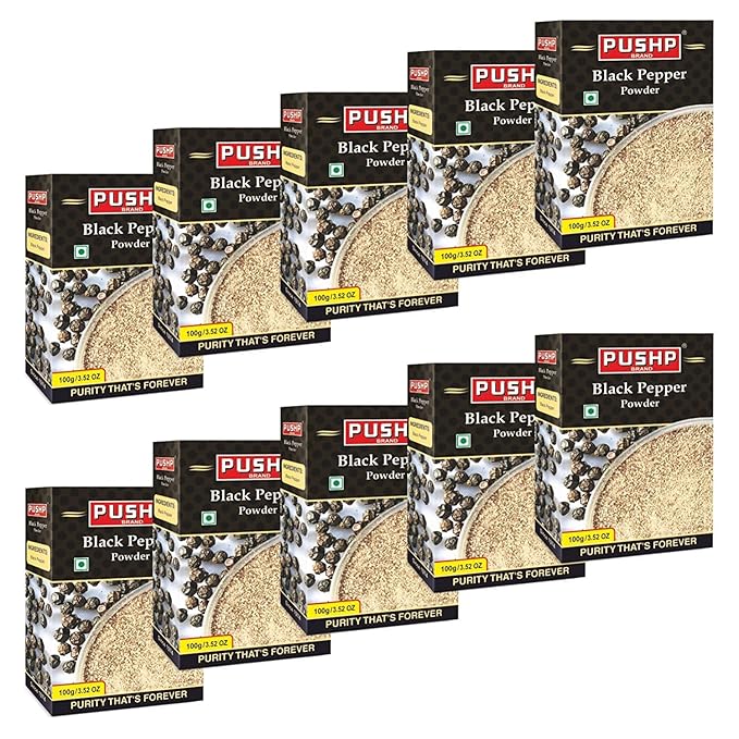 Pushp Brand Black Pepper Powder - PUSHMYCART