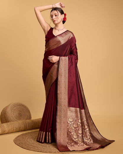 Vasthrlay Classic Traditional Saree with elegant kanjivaram styling