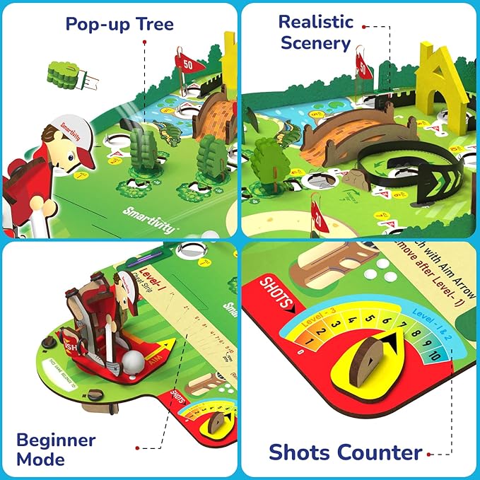 Smartivity Mini Golf Tabletop Game for Kids - PUSHMYCART