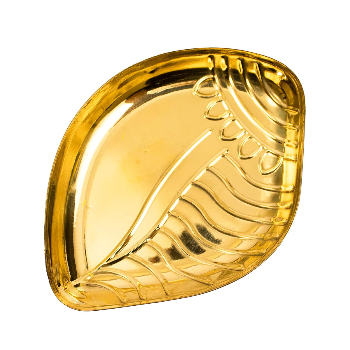 Brass Sankha shaped Plate 60g - PUSHMYCART