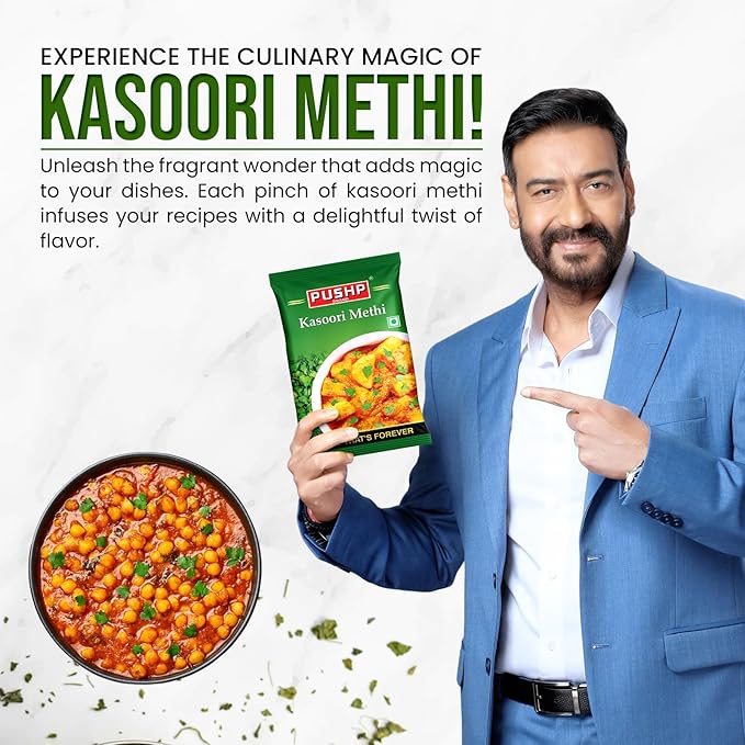 Pushp Brand Kasoori Methi Pouch - PUSHMYCART