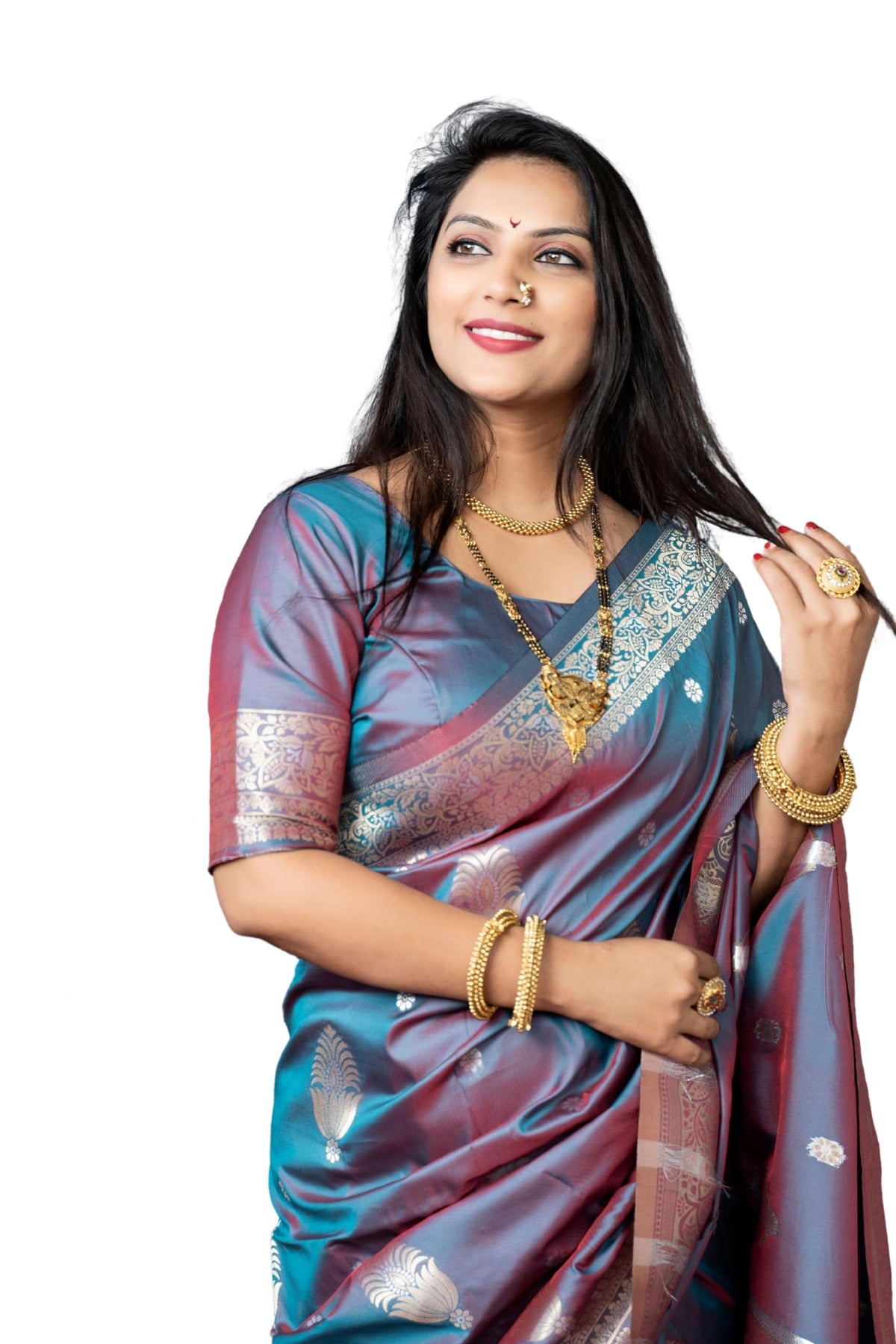 Vasthrlay Classic Banarasi Traditional Saree for festive ethnic occasions
