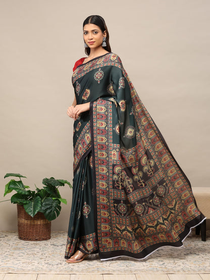 Vasthrlay Ethnic Classic Saree with decorative designer design