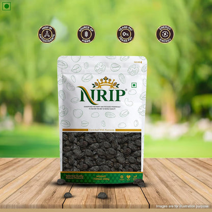 NRIP Premium Afghani Black Raisins Seedless