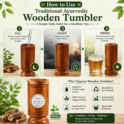 Divarth Premium Vijaysar Wood Glass 100ML