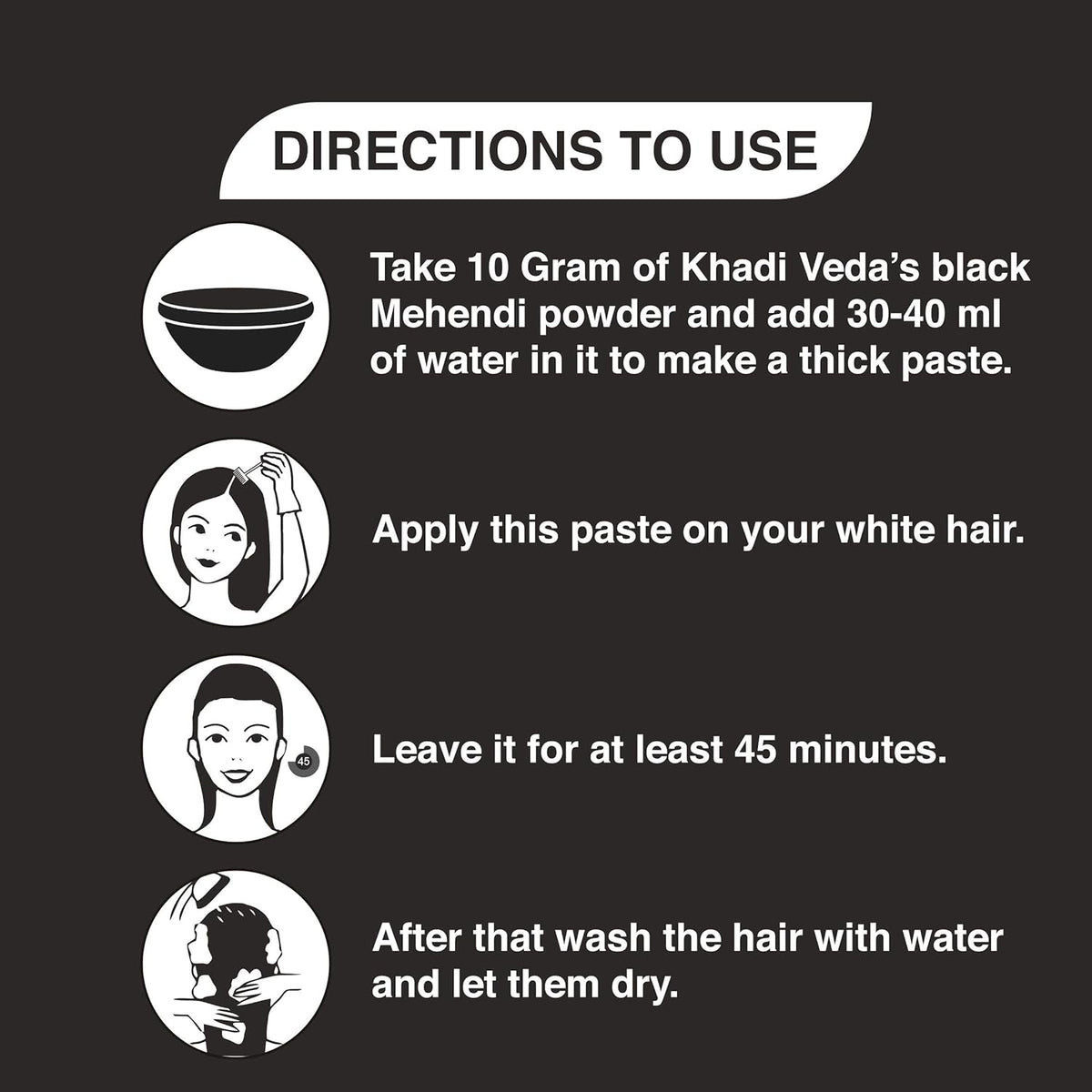 Khadi Veda Herbal Mehndi Henna Powder