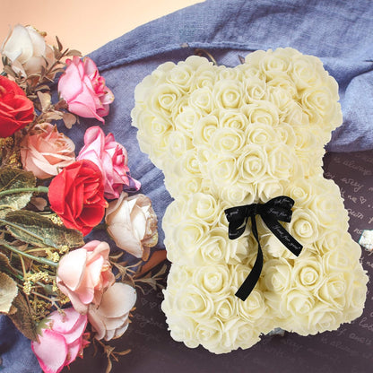 Rose Teddy Bear on Every Flower Bear