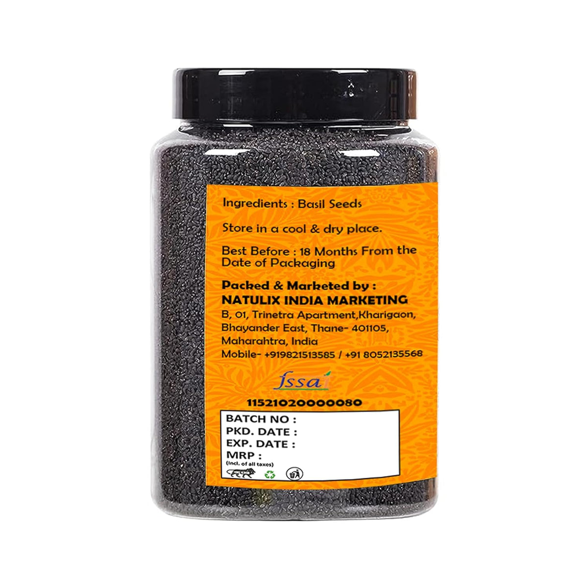 NatureOnus Basil Seeds