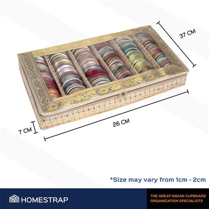 HomeStrap Brocade Design Bangle Storage Box