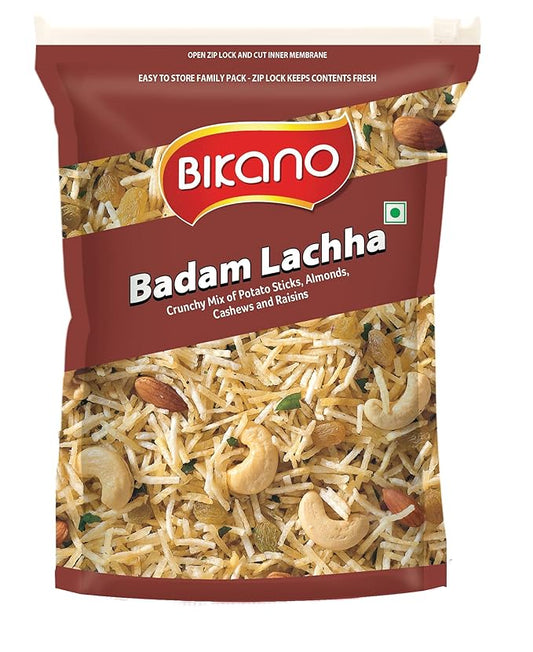 Bikano Badam Lachha Namkeen - PUSHMYCART