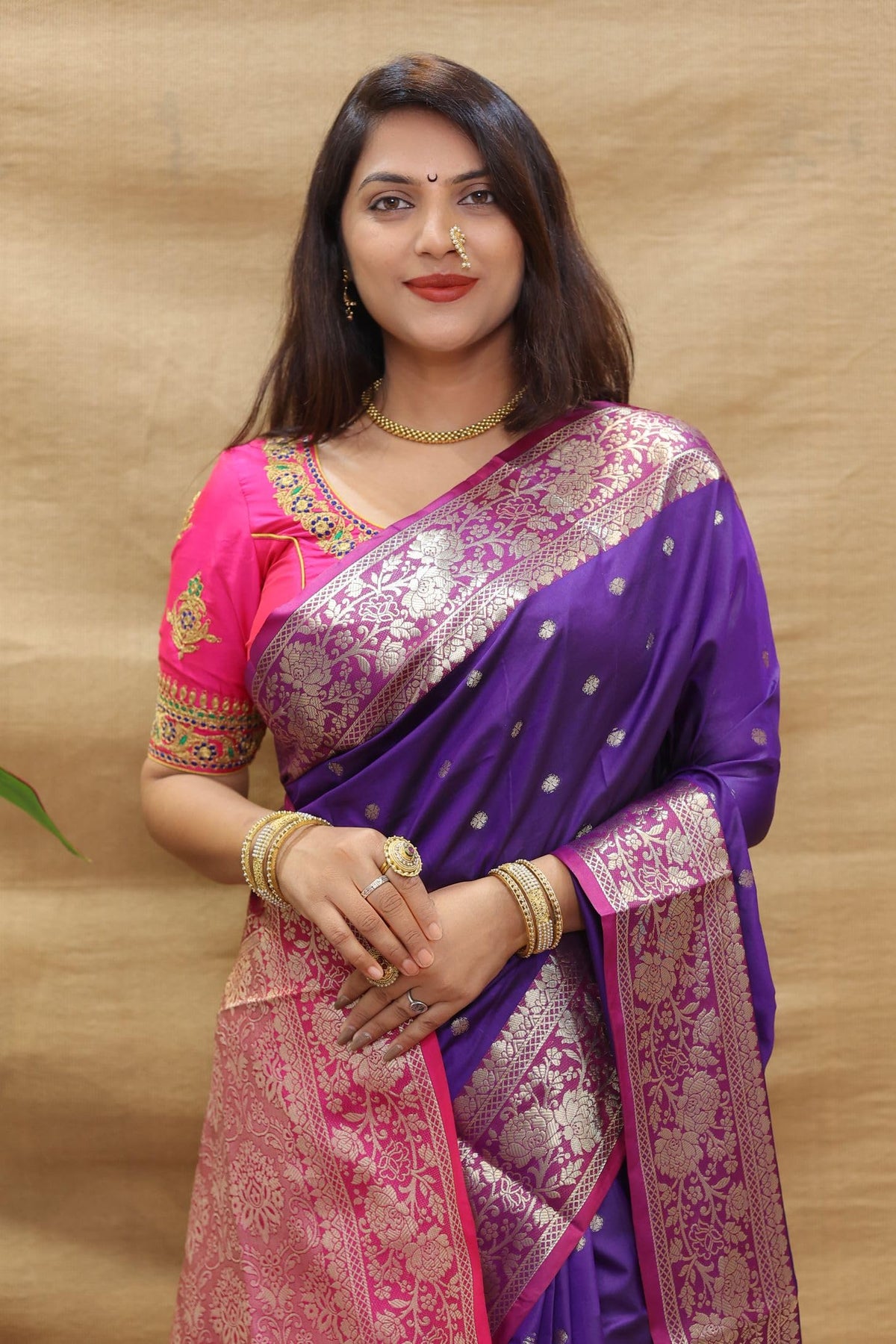 Vasthrlay Classic Traditional Saree for wedding and party wear styling