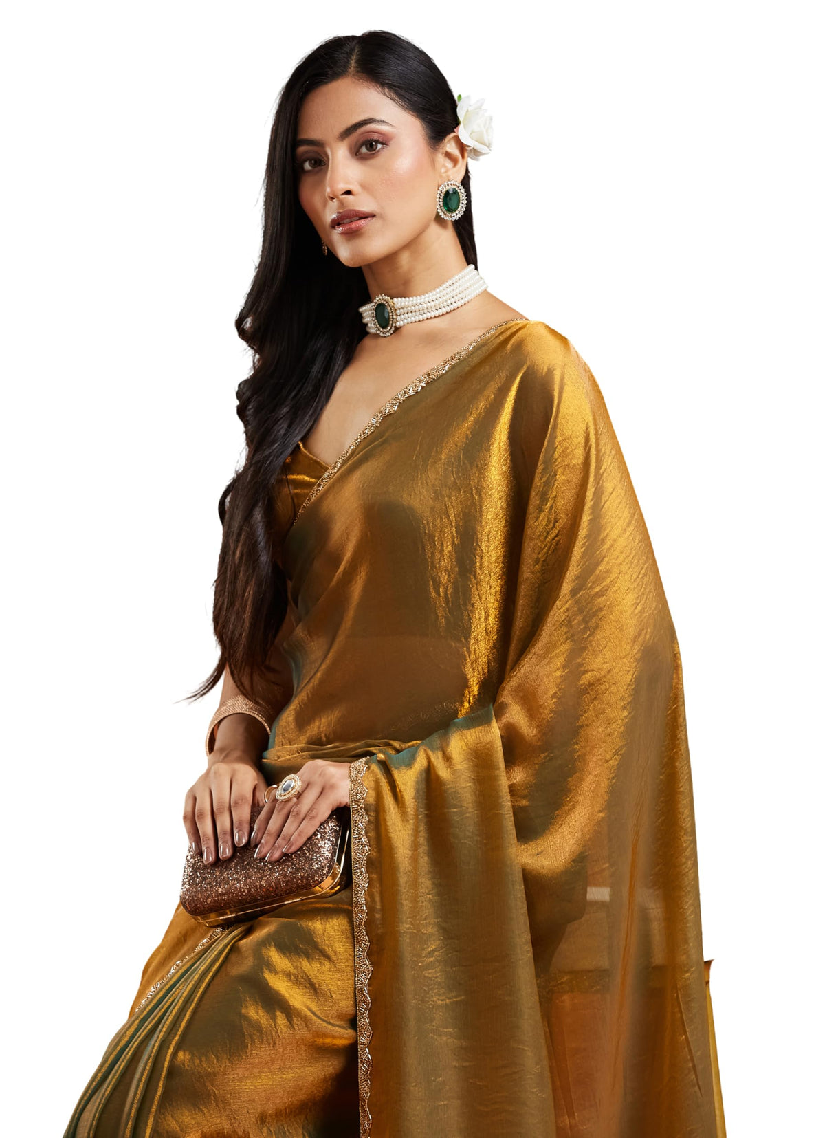 Vasthrlay Classic Ethnic Border Saree for festive ethnic occasions