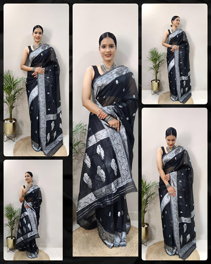 Vasthrlay Classic Traditional Saree for wedding and party wear styling