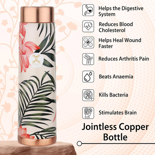 Copper Bottles for with Leak Proof Lid 950 ML