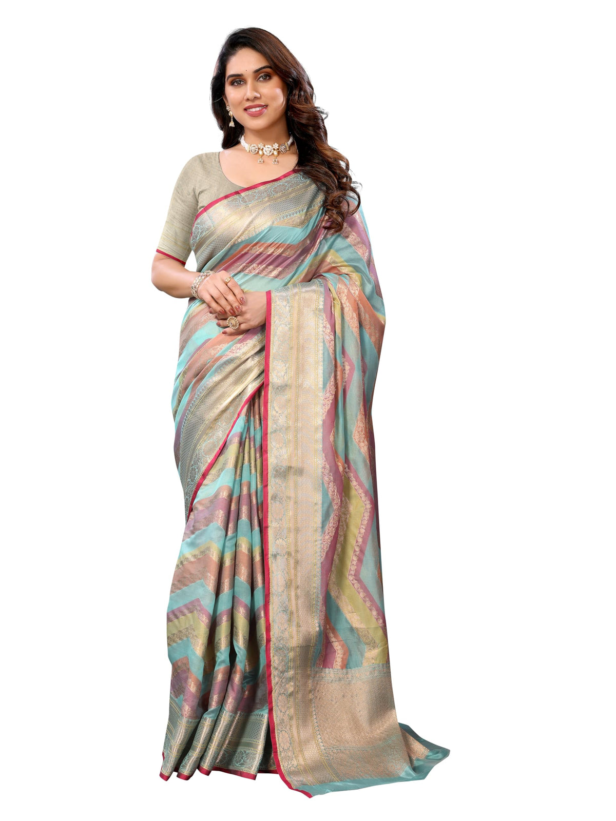 Vasthrlay Classic Jacquard Traditional Saree for festive ethnic occasions