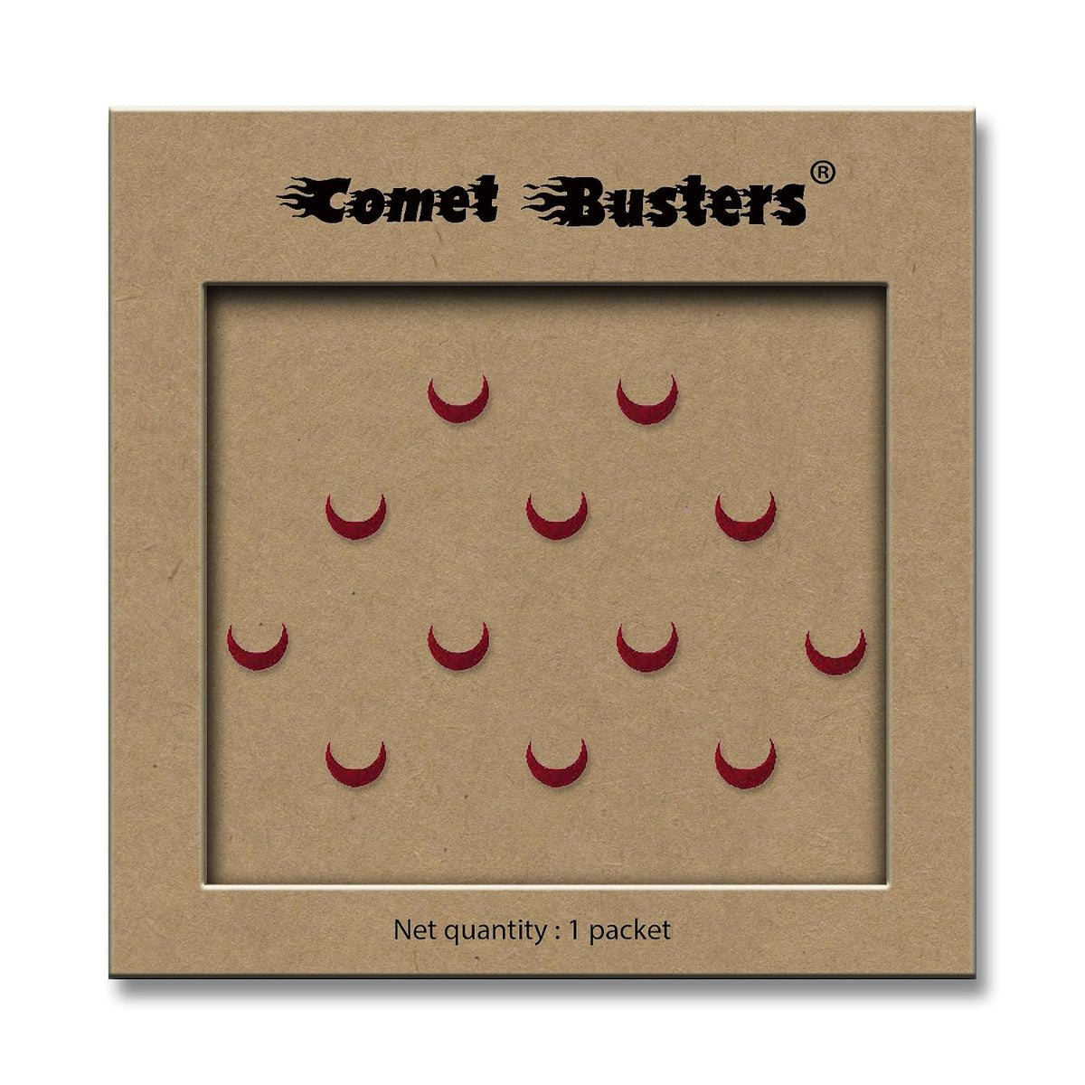 Comet Busters Moon Maroon Bindis 5 mm