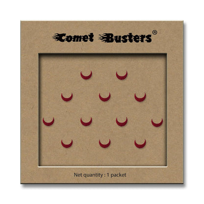 Comet Busters Moon Maroon Bindis 5 mm