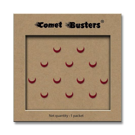 Comet Busters Moon Maroon Bindis 5 mm