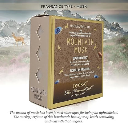 Nyassa Mountain Musk Natural Bathing Handmade Soap - PUSHMYCART