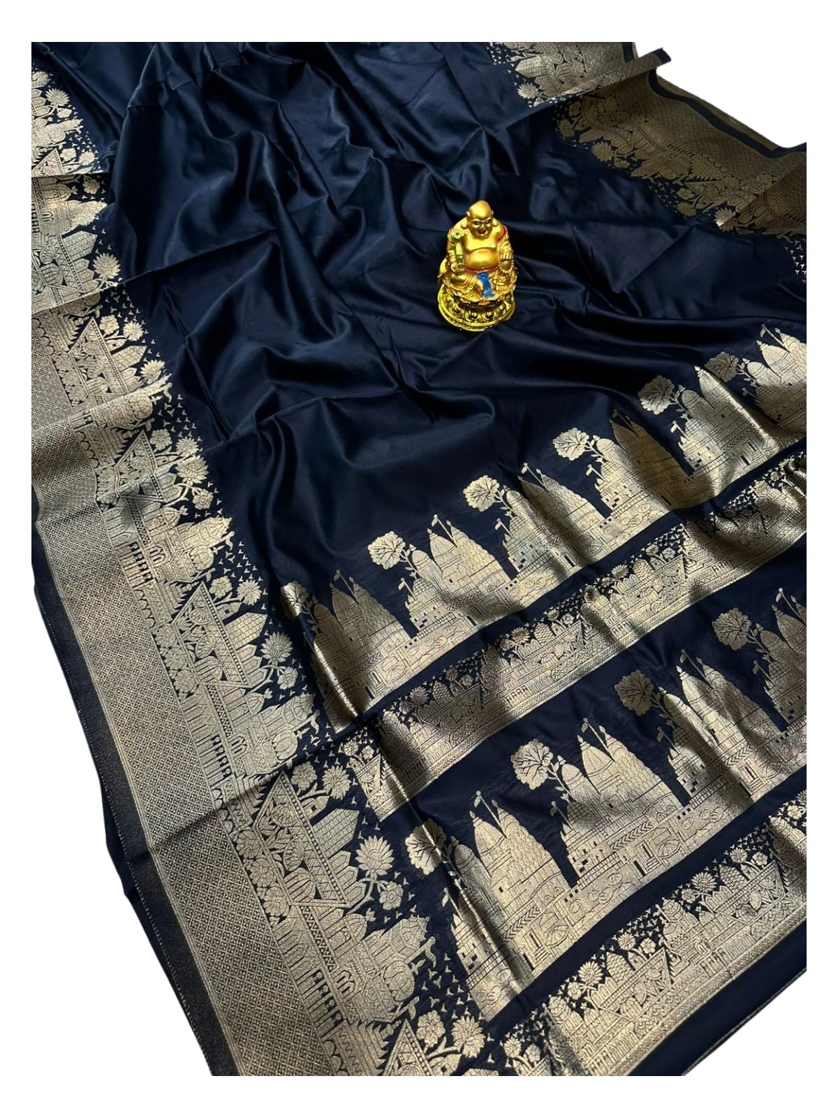 Vasthrlay Classic Banarasi Border Saree for festive ethnic occasions