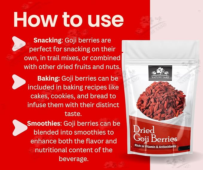 Nature Yard Organic Goji Berry Dry Fruit - PUSHMYCART