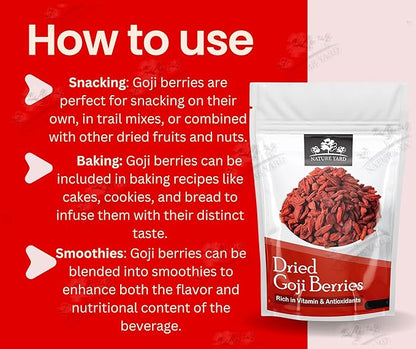 Nature Yard Organic Goji Berry Dry Fruit - PUSHMYCART