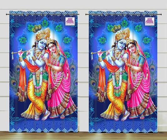 5Ft Window Curtains Pack of 2 Pc 