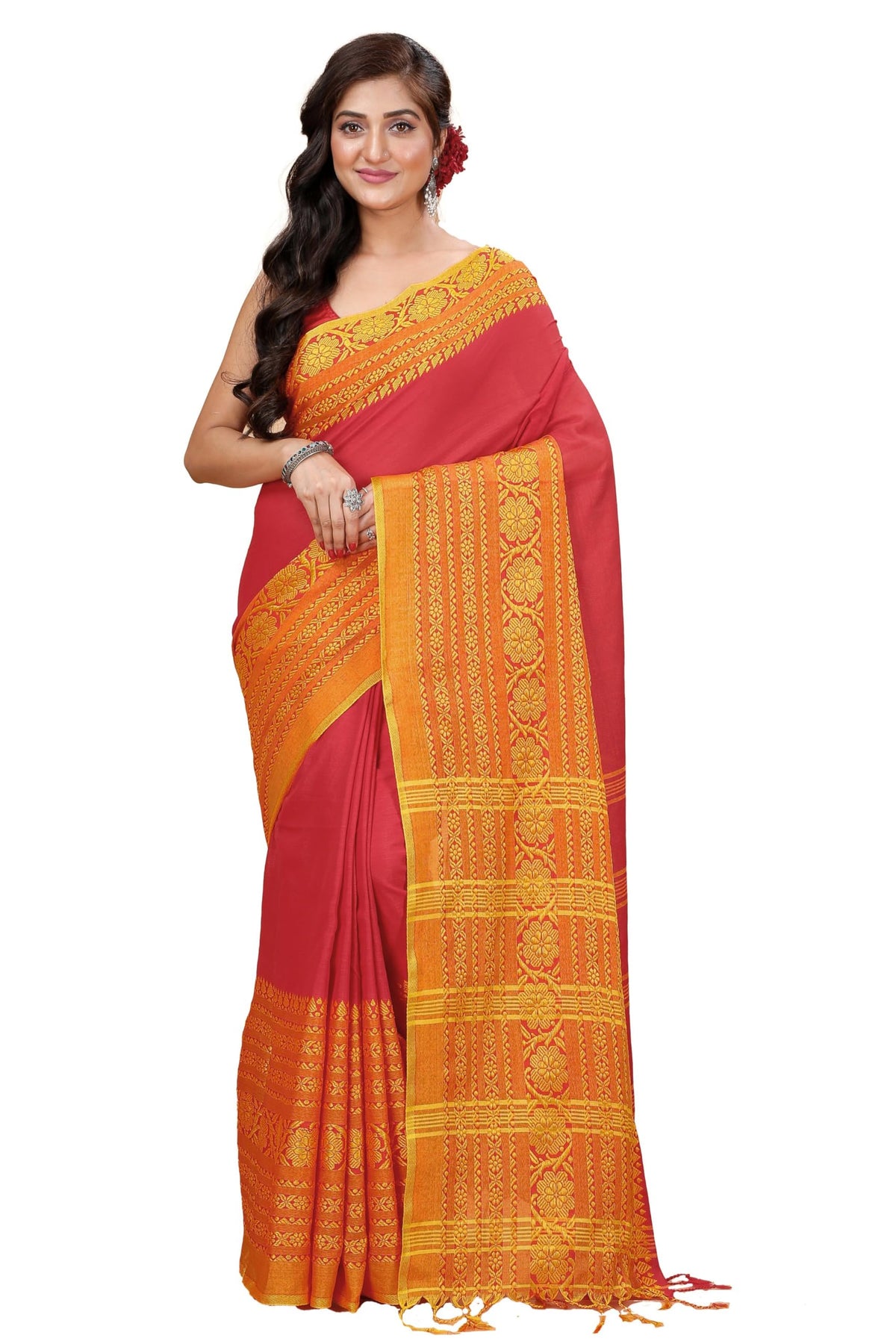 Vasthrlay Classic Begampuri Traditional Saree for festive ethnic occasions