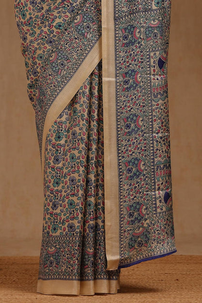 Vasthrlay Print Saree in Classic with refined ethnic appeal