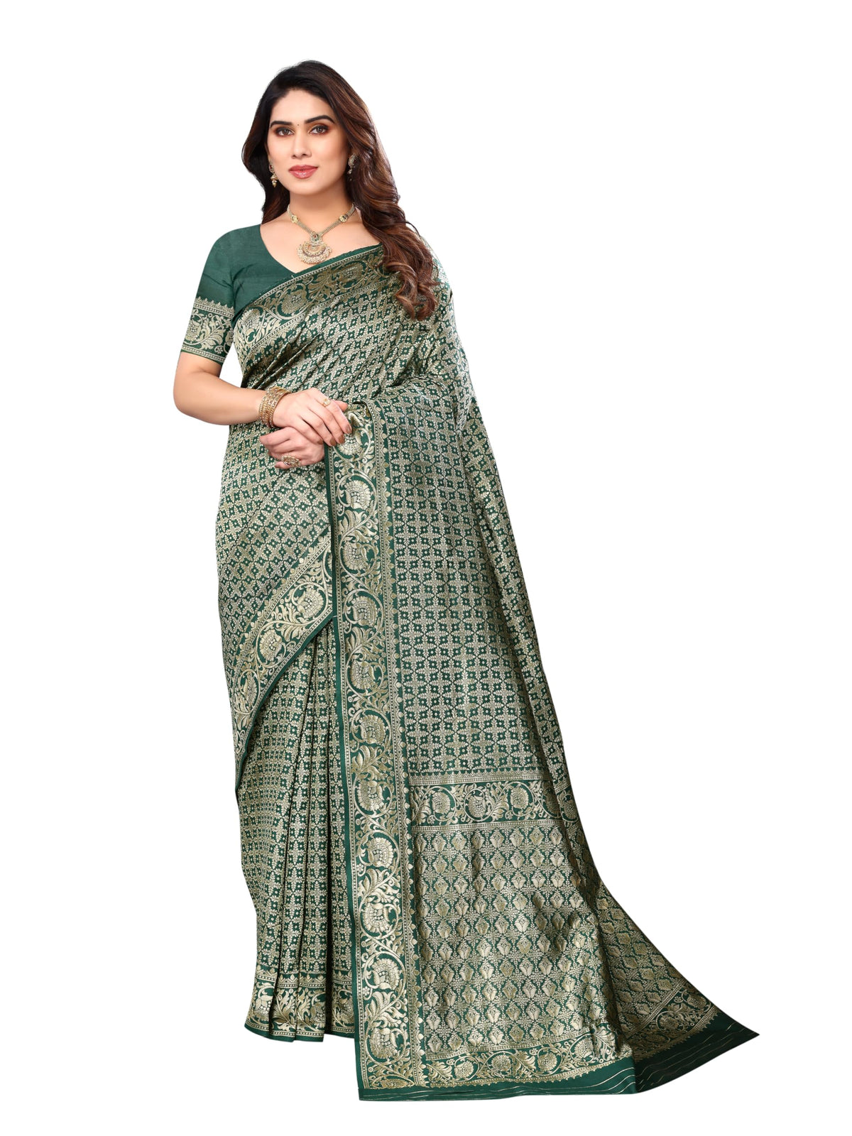 Vasthrlay Classic Traditional Saree with elegant kanjivaram styling