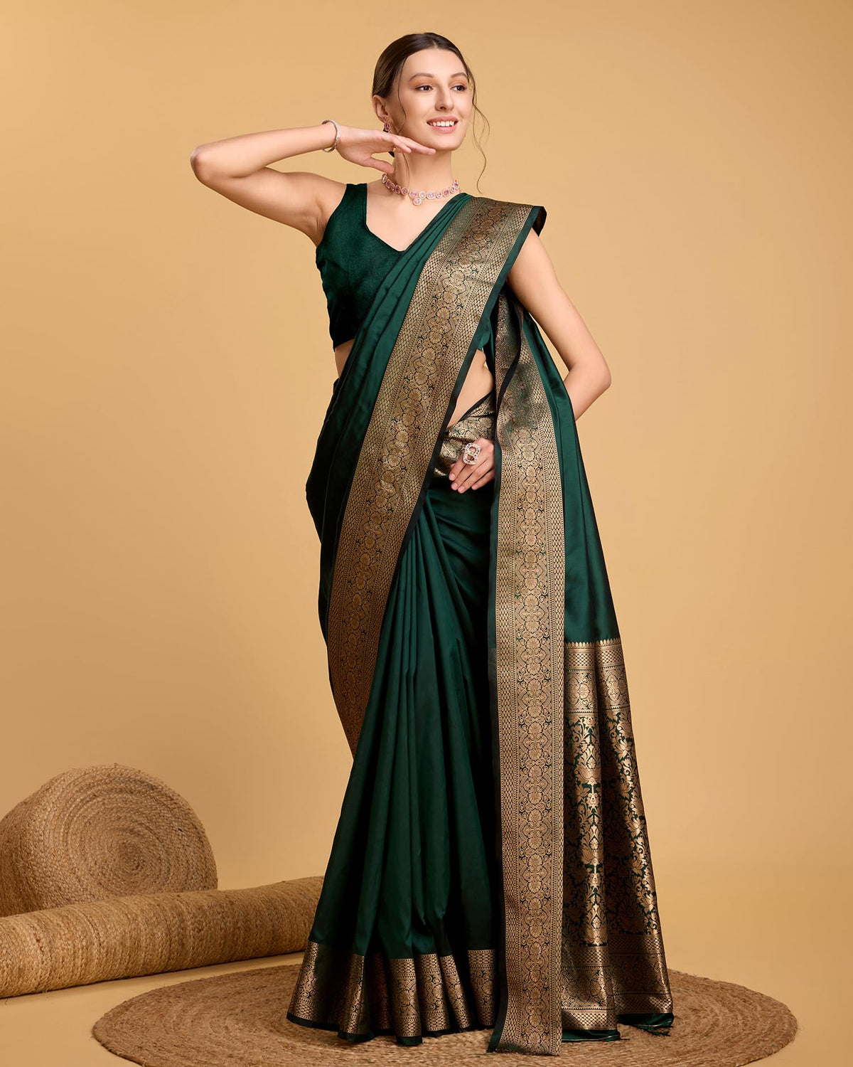 Vasthrlay Classic Traditional Saree for wedding and party wear styling