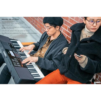 Casio CT-X700 61 Key Touch Sensitive Portable Keyboard Black