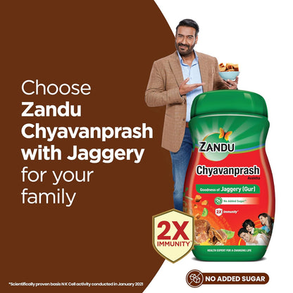 zandu chyavanprash avaleha for immunity strength stamina jaggery