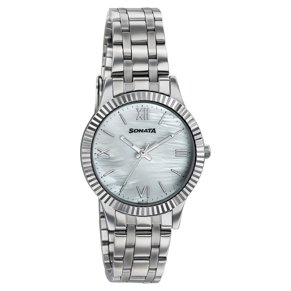 Sonata Premium looking versatile womens watch from Ease by Sonata Style 8202SM02W image 2